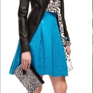 Geometric Blue Skirt